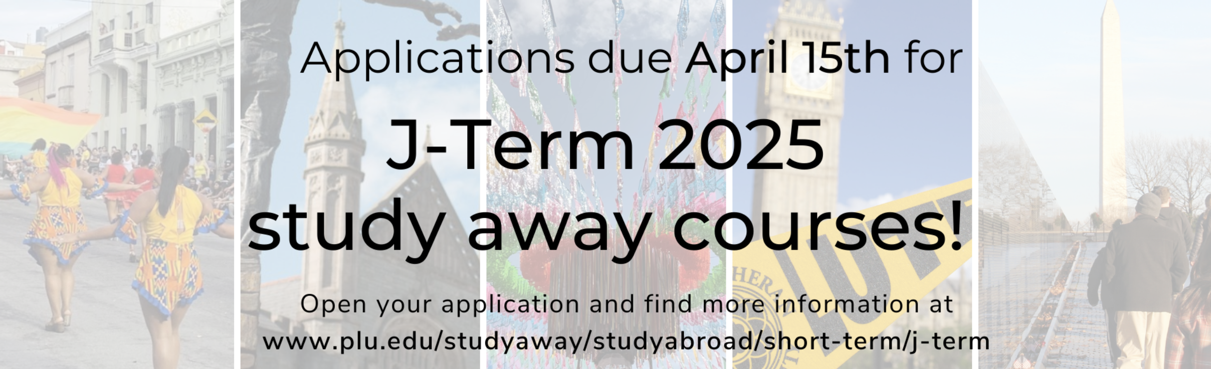 Applications due April 15 for J-Term 2025 Study away courses